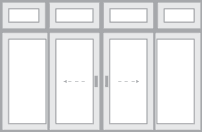 4-Wide with Multiple Mulled Transoms